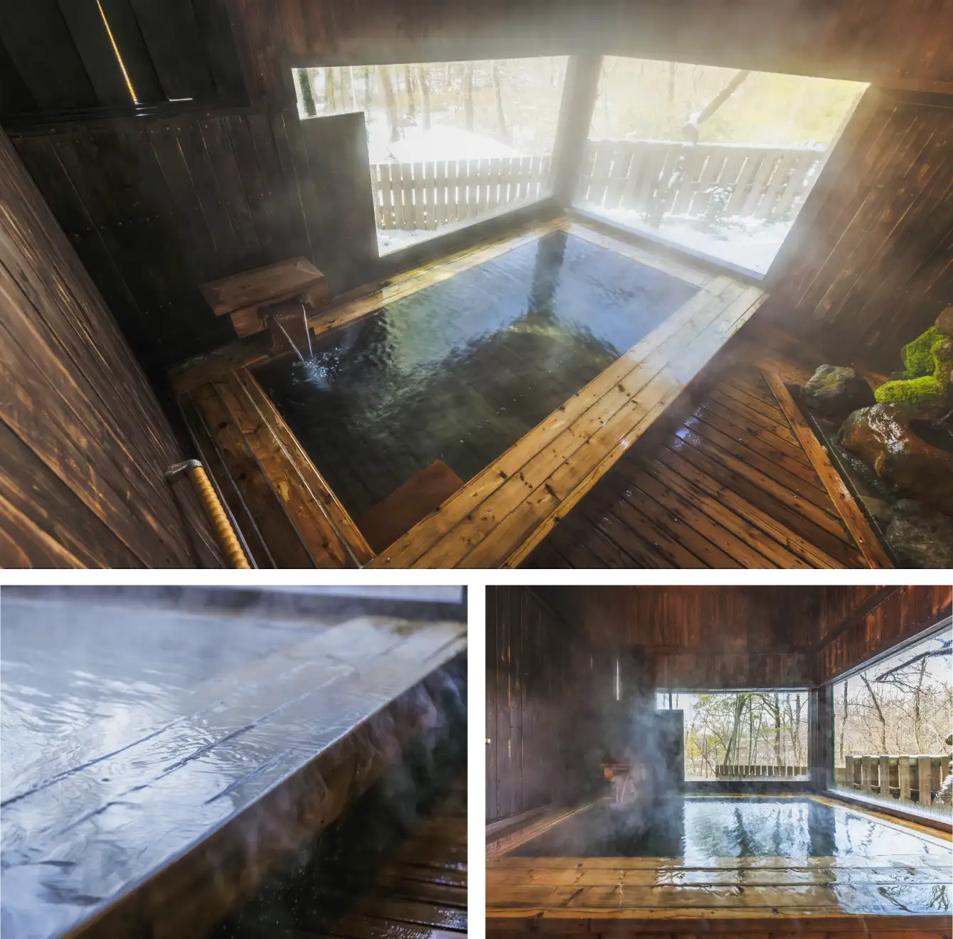 温泉(遠刈田温泉の源泉かけ流し)